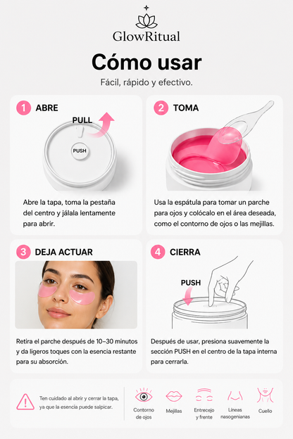 Parches de Hidrogel con Colágeno y Péptidos